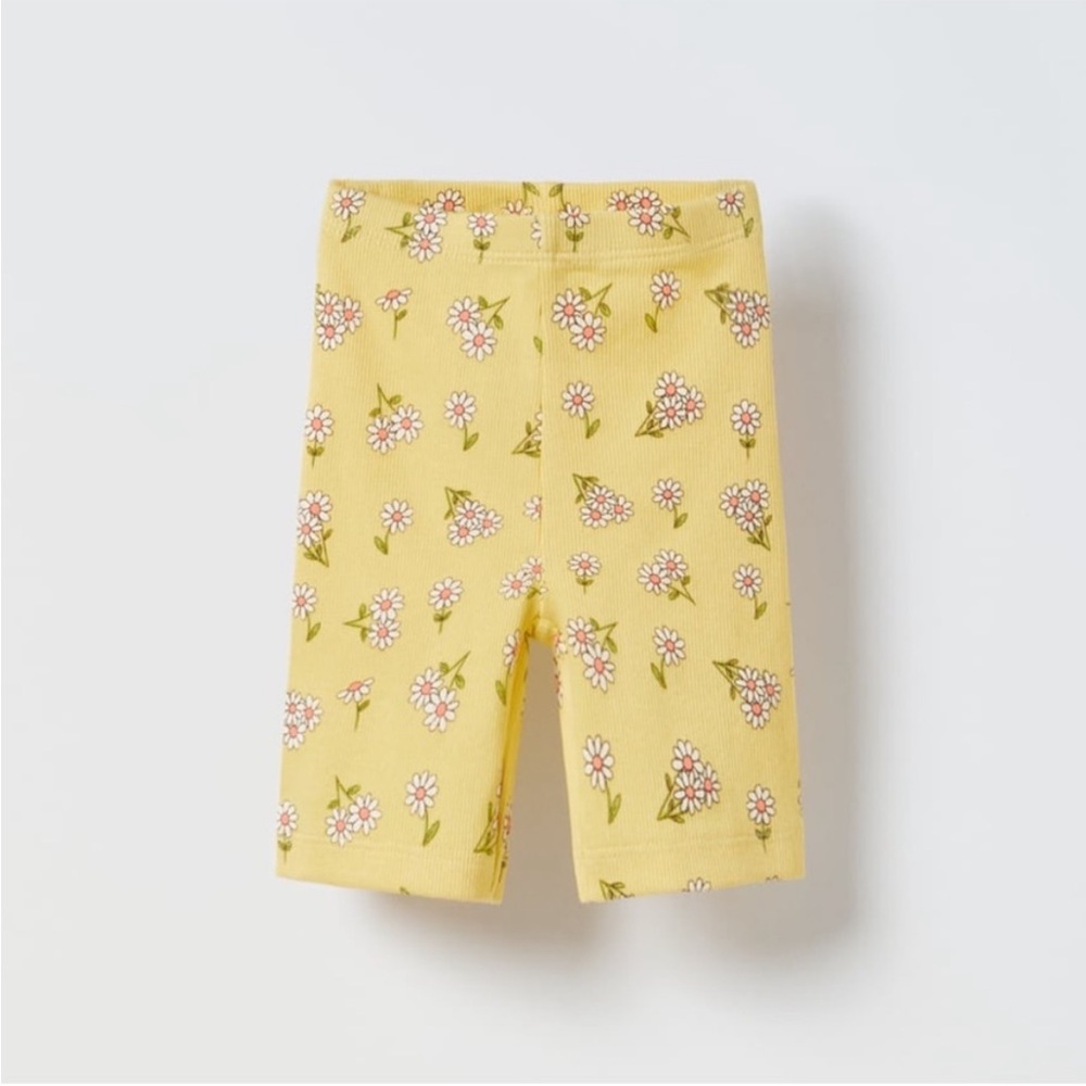 ZARA DAISY PRINTED CYCLING SHORTS